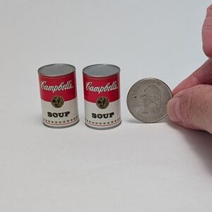 Miniature Campbell's Soup Cans